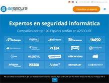 Tablet Screenshot of a2secure.com